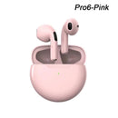 Air Pro 6 TWS Fones De Ouvido Sem Fio Bluetooth, Fones De Ouvido Originais, Mini Fones De Ouvido, Fones De Ouvido para Xiaomi, Android, Apple, iPhone